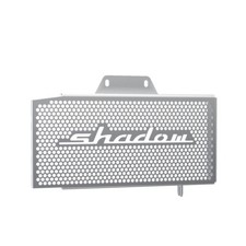 Protezione radiatore olio moto per Honda VT 125 Shadow 1999-2007 accessori argento NUOVO