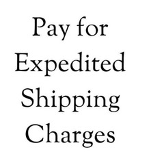 Extra Fee For Expedited Shipping Domestic