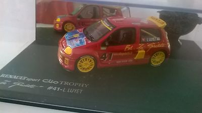 UNIVERSAL HOBBIES 1803 RENAULT SPORT CLIO TROPHY N°3  ILION  MATIFAS au 1/43
