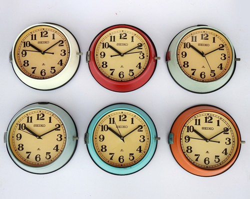 Vintage Seiko Slave Maritime Wall Clock Nautical Ship Navigation Quartz Japan - Picture 4 of 37