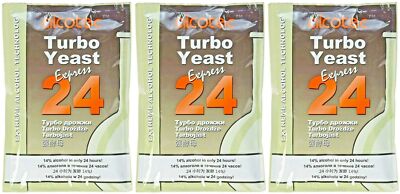 3x ALCOTEC 24 EXPRESS TURBO REINE DESTILLIERHEFE
