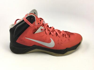 Nike Zoom Hyperquickness Mens Basketball Shoes Red/Grey-Black 599519-602 Sz 12 