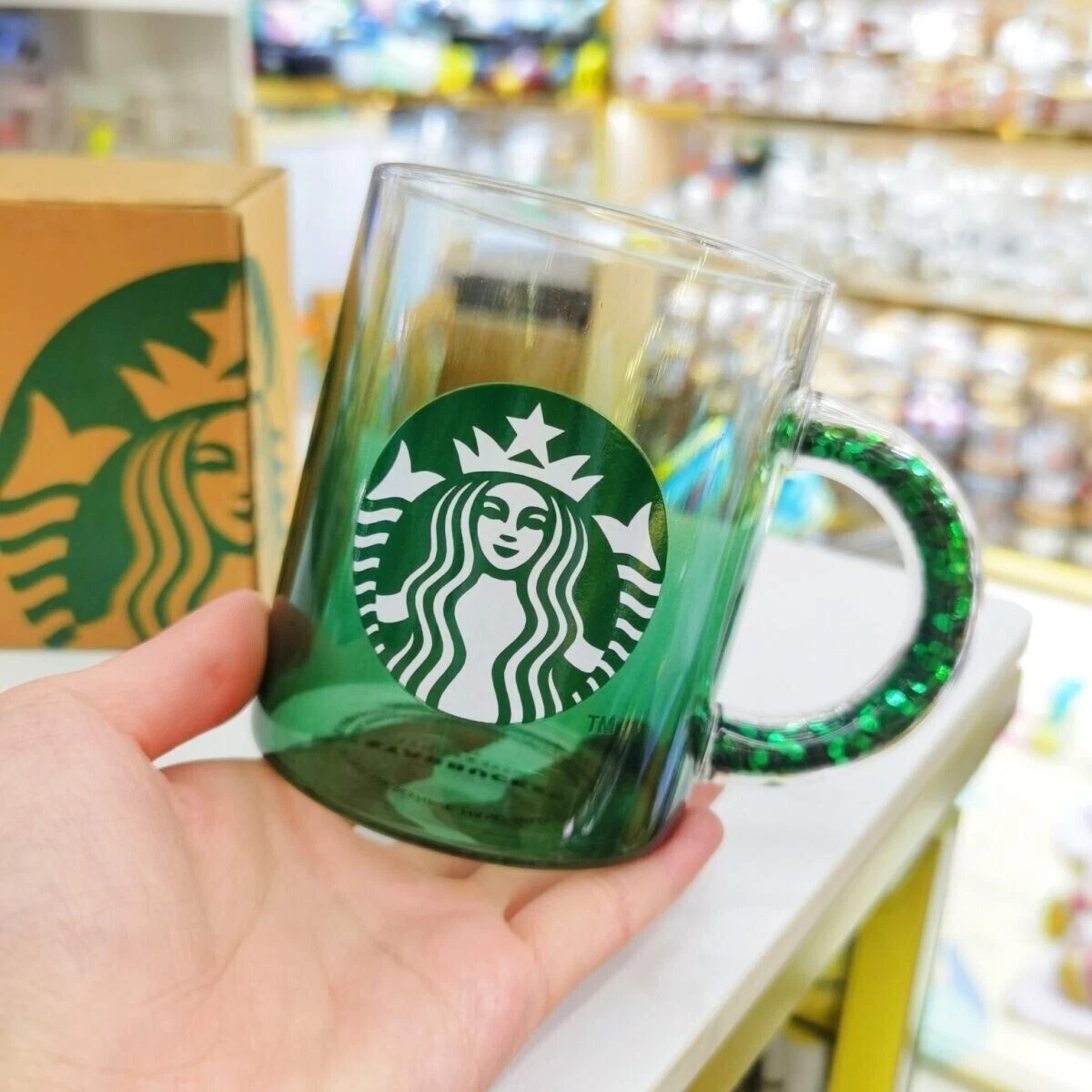 COFFEE MUG IN GLASS, Saint Laurent