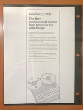 ORIGINAL TANDBERG TCD310  10XD PRINT ADVERTISEMENT MARKETING PHOTO D575