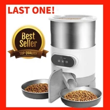 Smart Automatic Cat Dog Feeder Voice Record Food Dispenser For Pets Animal