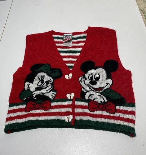 Sweater Vest Minnie and Mickey Mouse 