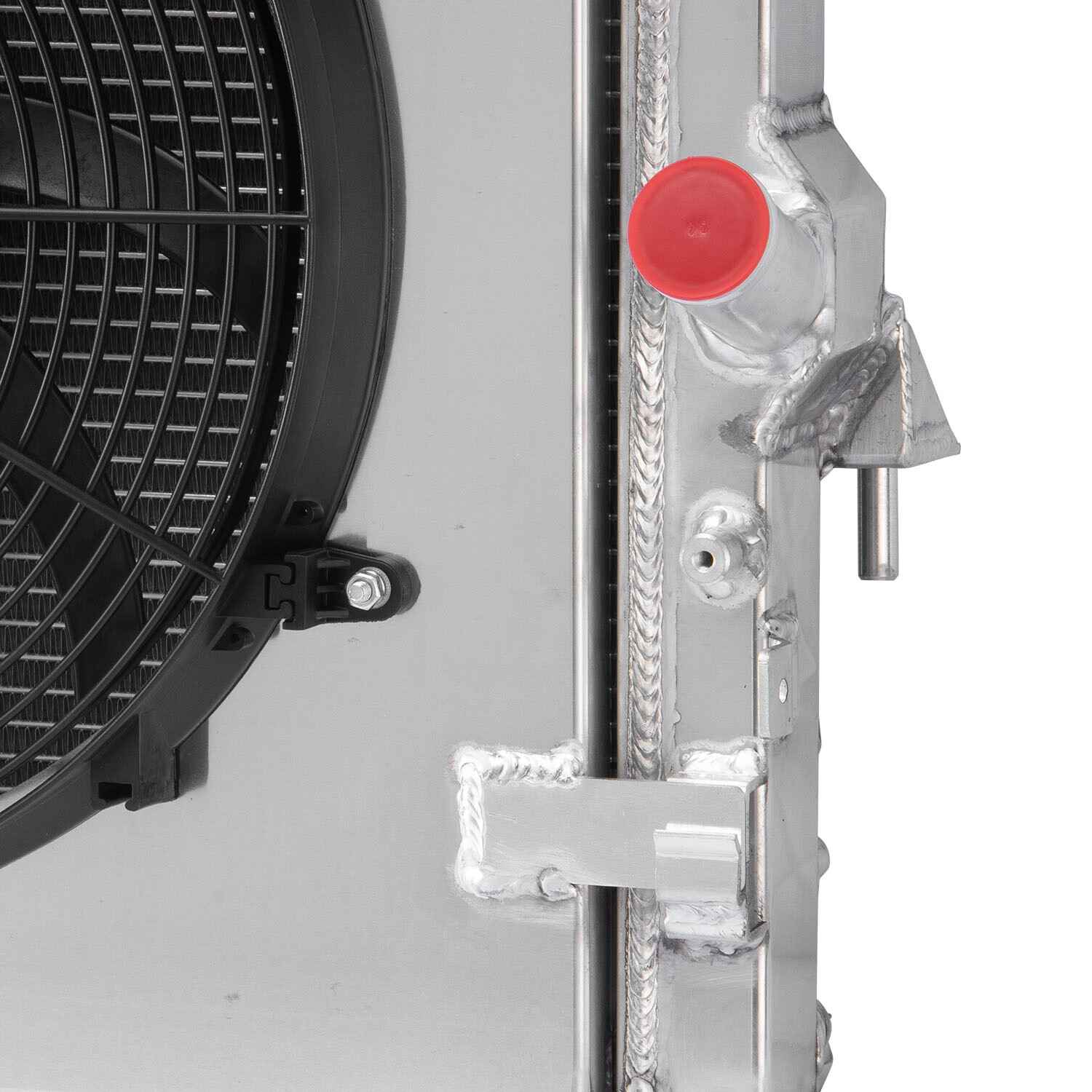 For 2007-2018 Jeep Wrangler JK 3.6L 3.8L V6 Aluminum Radiator Shroud Fan CU2957