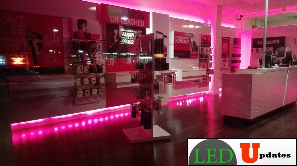 LEDUPDATES 40ft STOREFRONT Magenta Hot pink LED LIGHT 5630 MODULE With UL power - Image 4 of 4