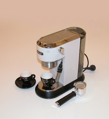 DeLonghi America White Dedica Deluxe Espresso Cappuccino