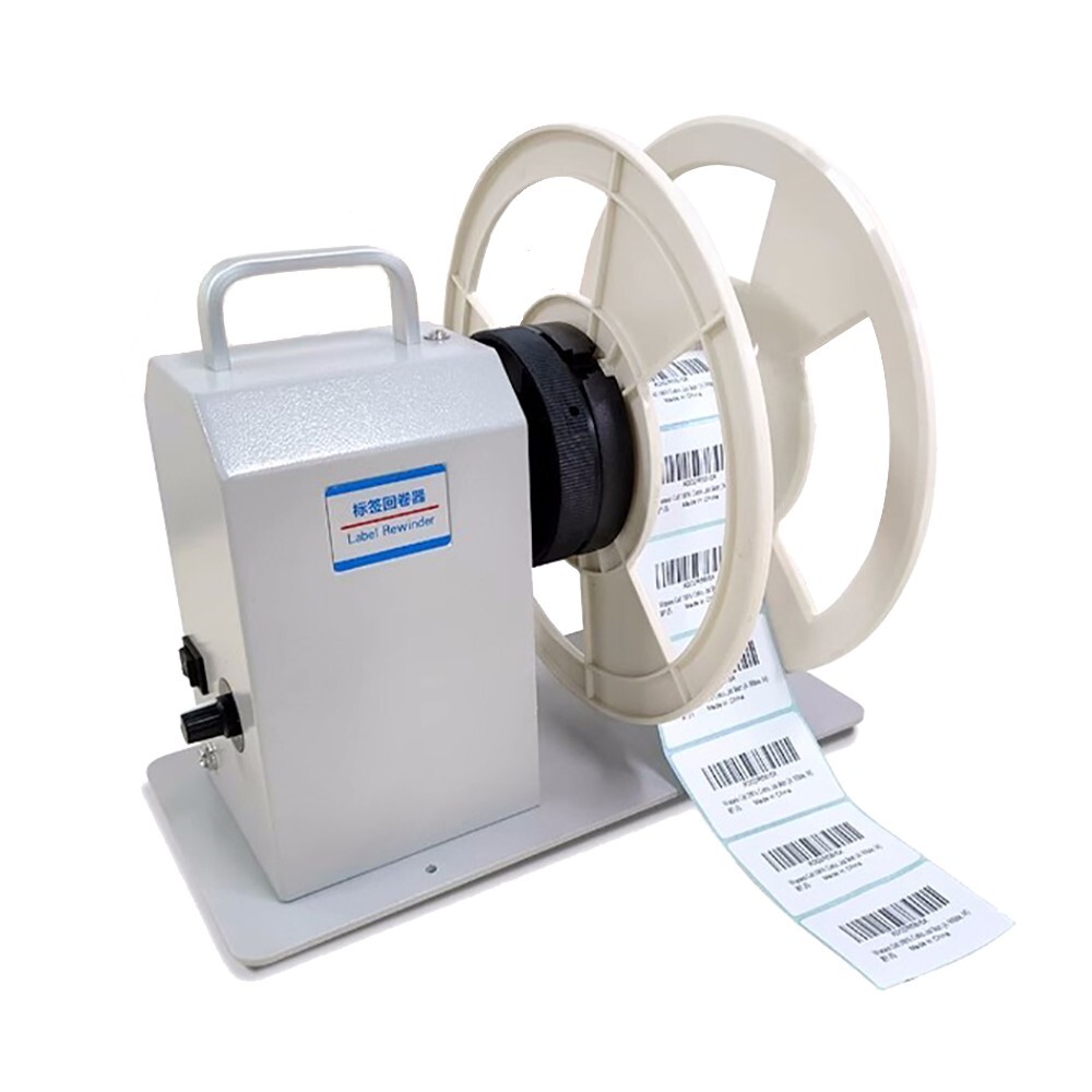 New Automatic Label Rewinder Barcode Two-Way Rewinding Machine Adjustable Speed