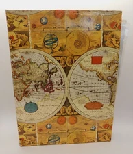 Postcard Album: World Map Postcard Album, Used, Good Shape