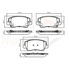 Brake Pads Set For BMW 4 Series G23 430 d Mild-Hybrid Rear 34206888835