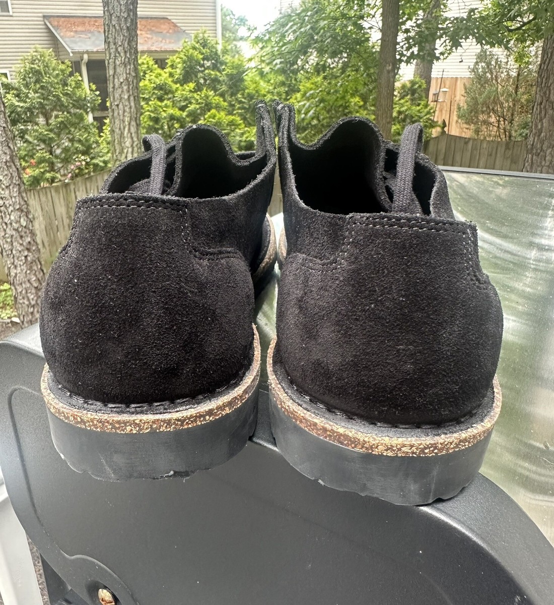 🔥NEW Birkenstock Pasadena III Suede Leather Black Moc-Toe 🔥NEW Birkenstock Pasadena III Suede Leather Black Moc-Toe
