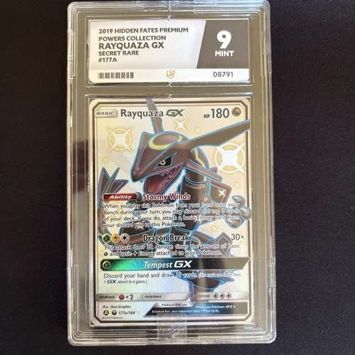 Rayquaza GX ACE 9 - 177a/168 - Hidden Fates Premium Collection - ACE/BGS