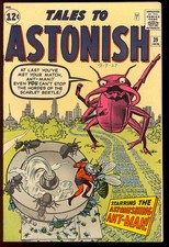 Tales to Astonish #39 Nice Silver Age Ant-Man Superhero Marvel Comic 1963 FN