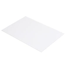 ABS Plastic Sheet 10" x 8" x 0.02" ABS Styrene Sheets White 3 Pcs