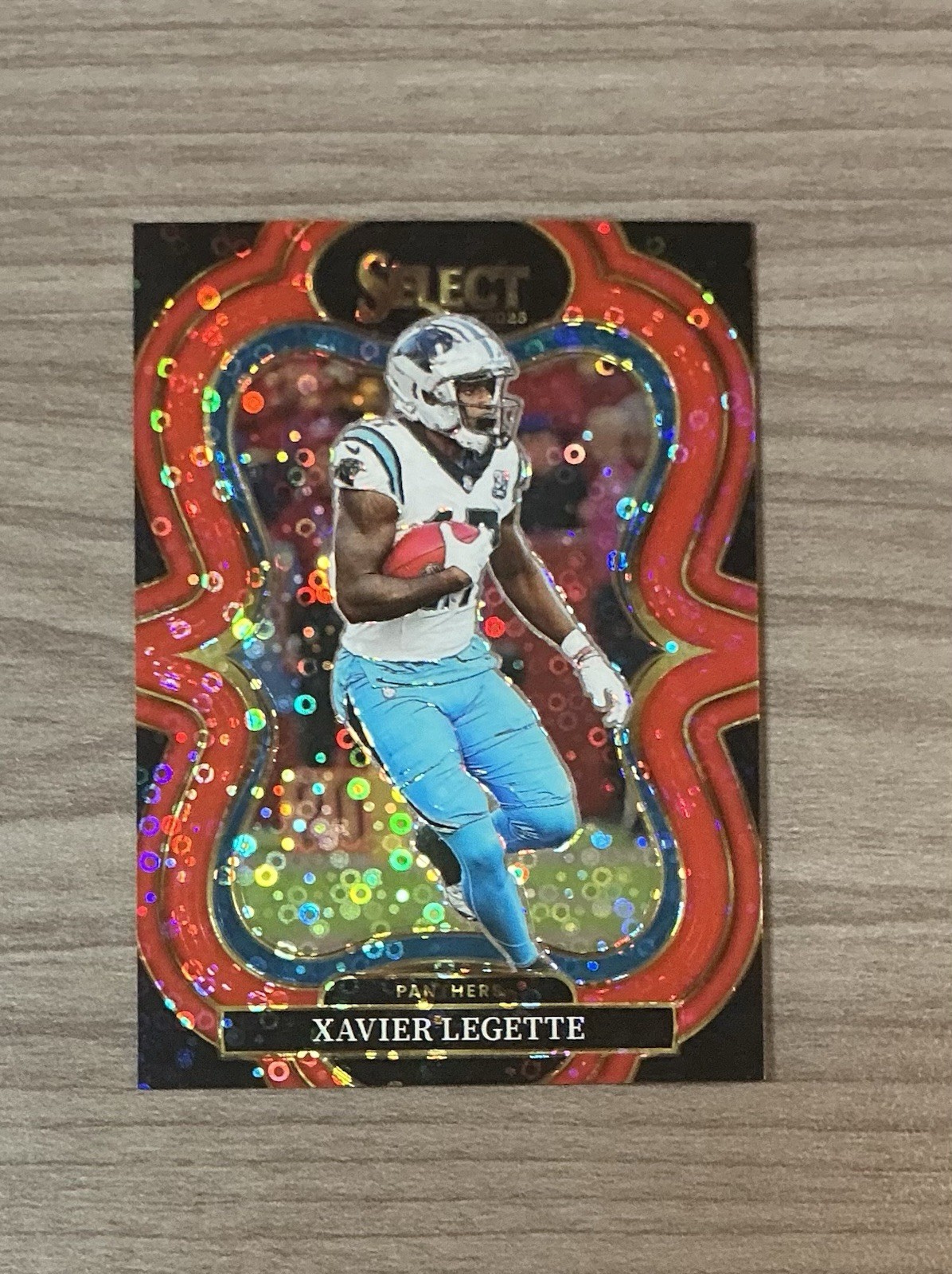 Xavier Legette 2025 Panini Select #343 Red Prizm Suite Level /49