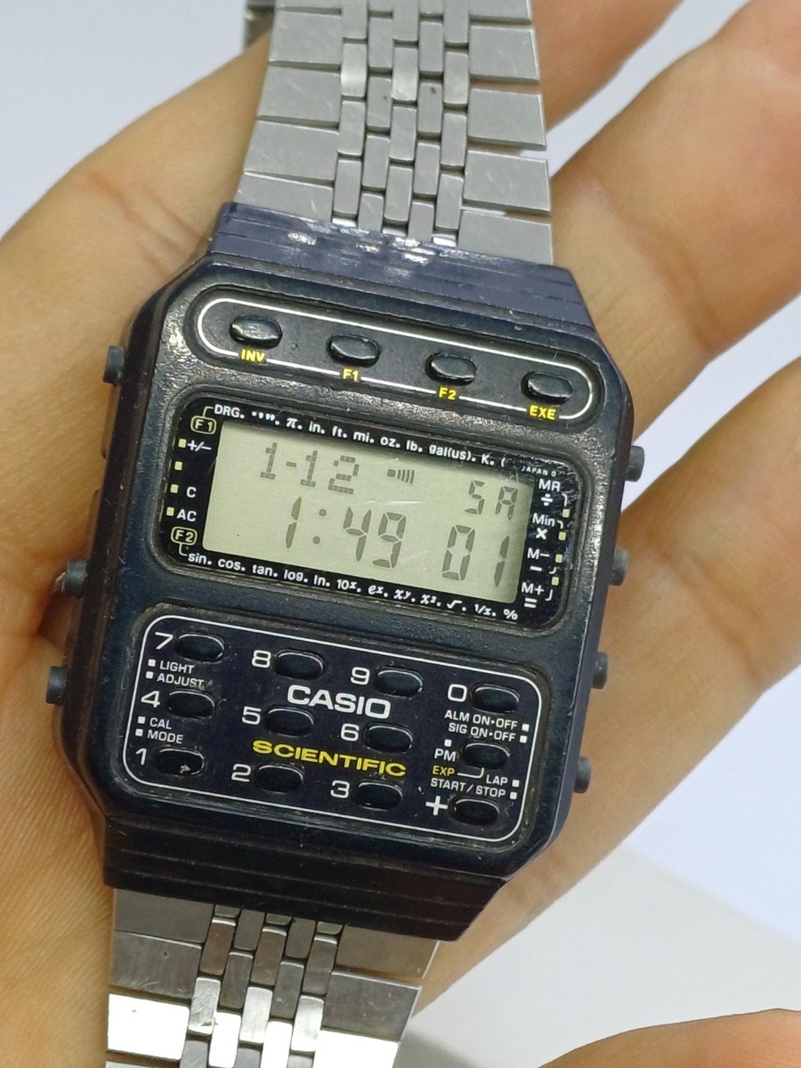 VINTAGE CASIO 197 CFX-20 SCIENTIFIC ALARM DIGITAL CHRONO