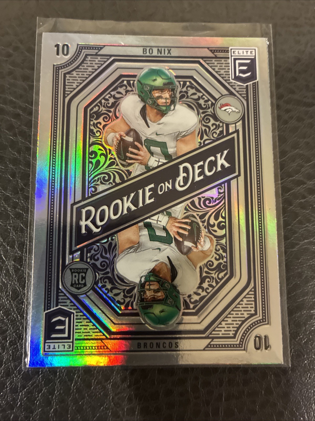 2024 Panini Donruss Elite Bo Nix - Rookie On Deck #6