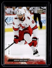 2022-23 Upper Deck Exclusives /100 Jordan Martinook Carolina Hurricanes #527