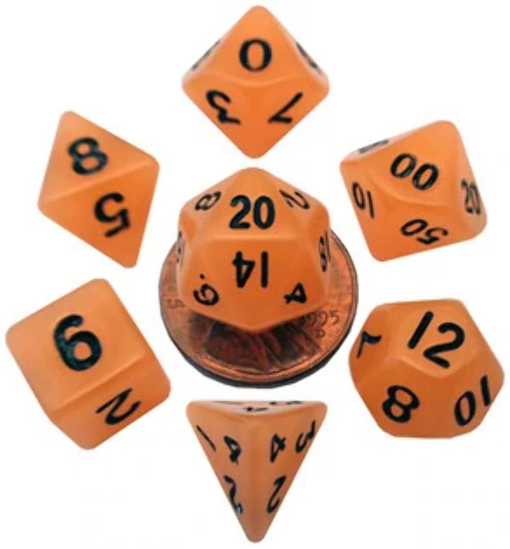 7-Set Mini 10mm Glow OR wBK Numbers 2490₽
