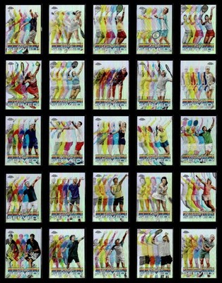 2024 Topps Chrome Tennis - SERVED - Complete Insert Set