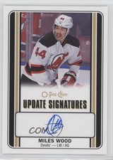 2016-17 Upper Deck O-Pee-Chee Update Signatures Miles Wood #US-MW Auto 5gf