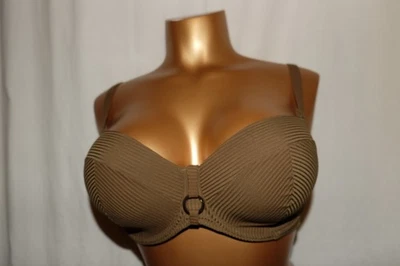 PRIMA DONNA SWIM unterlegtes Bikini Top trägerlos SAHARA 4006317 olive NEU - Bild 1 von 4