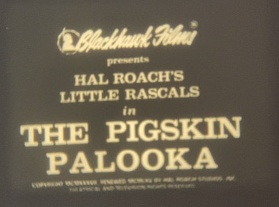  Pigskin Palooka  (1937) Super 8mm Film, Sound, Rascals, Football, Romance, Win