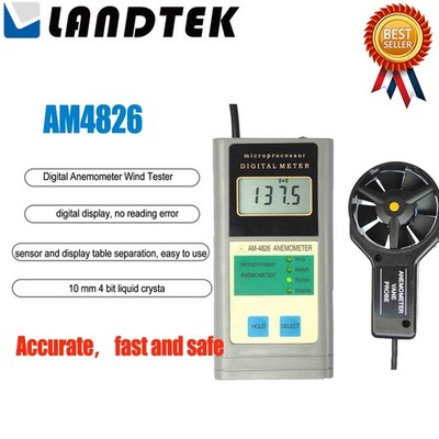 AM-4826 Digital Anemometer Digital Wind Multi-function Anemometer AM4826 Kd #jg