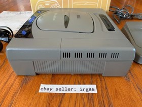 Sega Saturn HST-0004 gray Japanese console system complete in box + Virtua Stick