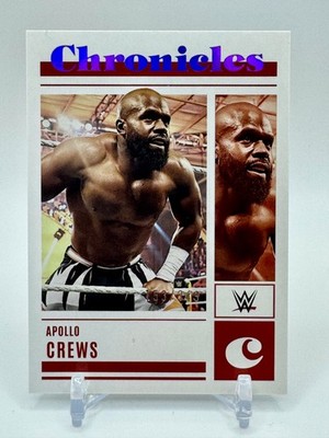 2023 Panini Chronicles WWE #3 Apollo Crews Pink #/349