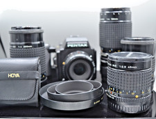 Pentax -A  645 Medium Format Film Camera With 5 lenses and Case