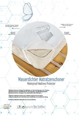 Matratzenschoner Wasserdichter, Atmungsaktive, Anti-Milben,Anti-Allergie - Bild 1 von 4
