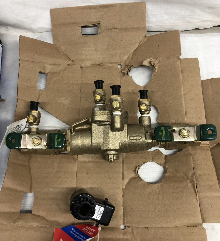 WATTS 009M3-QT-FS 3/4 POLEGADAS CONJUNTO DE ZONA DE PRESSÃO REDUZIDA IMPEDIMENTO DE FLUXO TRASEIRO - Imagem 2 de 3