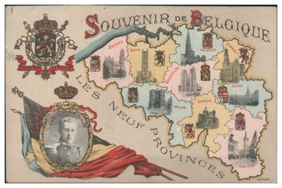 S5352/Souvenir de Belgique Le Prince Albert Belgium Postcard 1905
