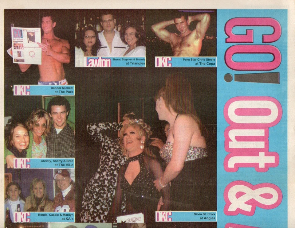 THE GAYLY OKLAHOMAN Gay & Lesbian Newspaper April 1 2002 AIDS Agency Club Photos Foto 2 de 2