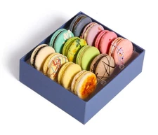 French Macaroons Premium Cookies Chocolate Gift Box Basket Snacks Food Care