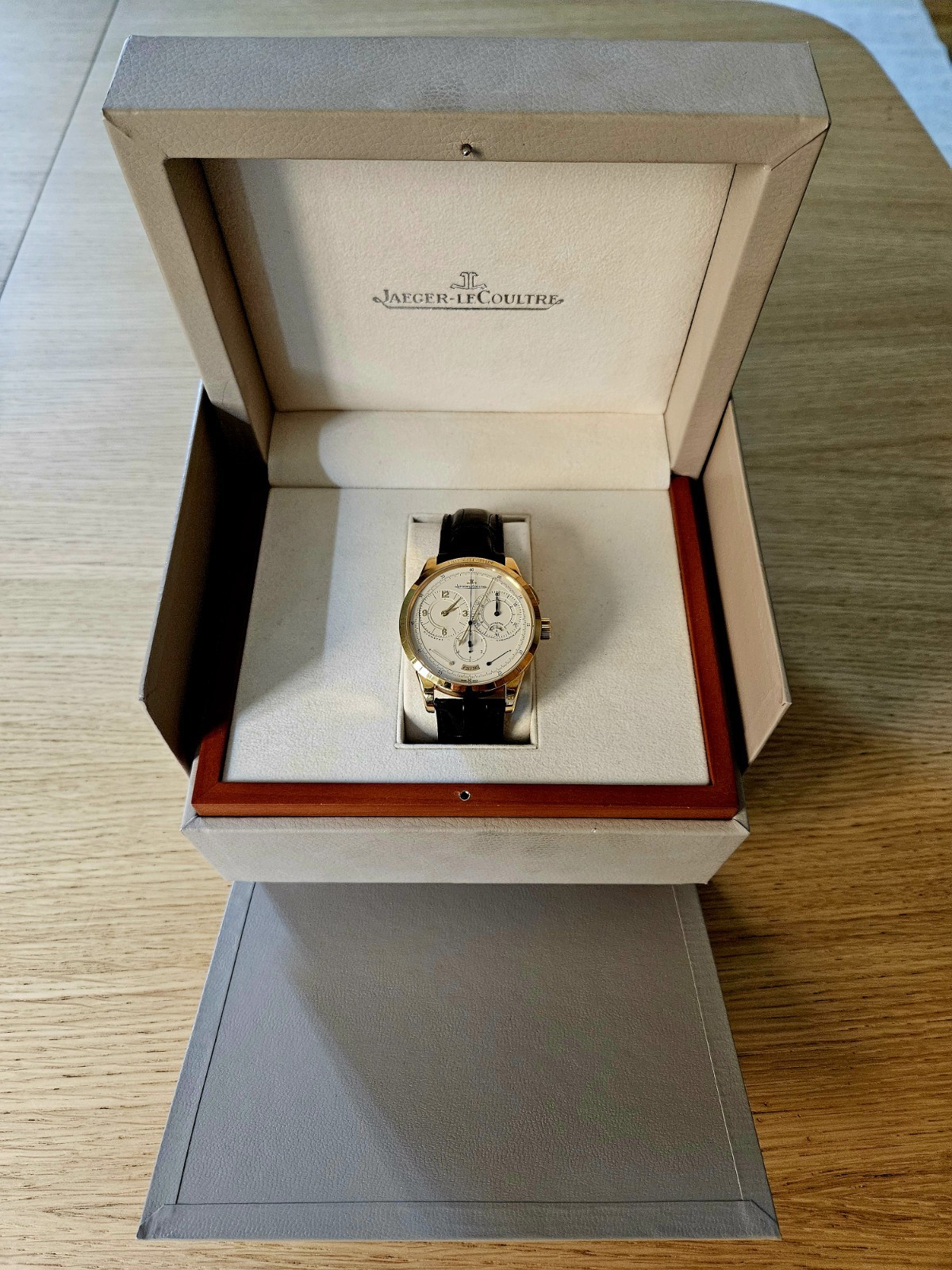 Jaeger-LeCoultre Duometre, Excellent Condition, With Box And Certificate 