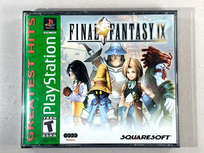 Final Fantasy IX Greatest Hits (Sony PlayStation 1, 2001) CIB PS1 Read Desc.