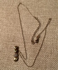 Silpada Gold Over Sterling Silver Pendant On 16-18” Chain Israel