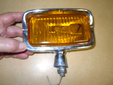 Vintage Aris Amber Glass Lens Fog Light - Untested