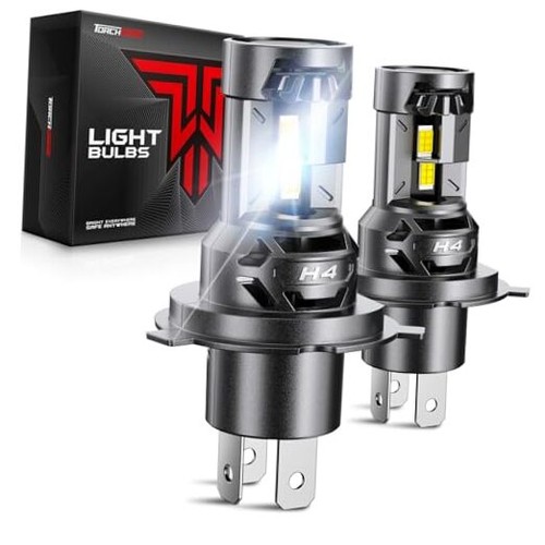  2026 H4 LED Light Bulbs, 2 Pcs 91000LM 6500K White Lighting Solution, T5A H4 - Picture 1 of 8