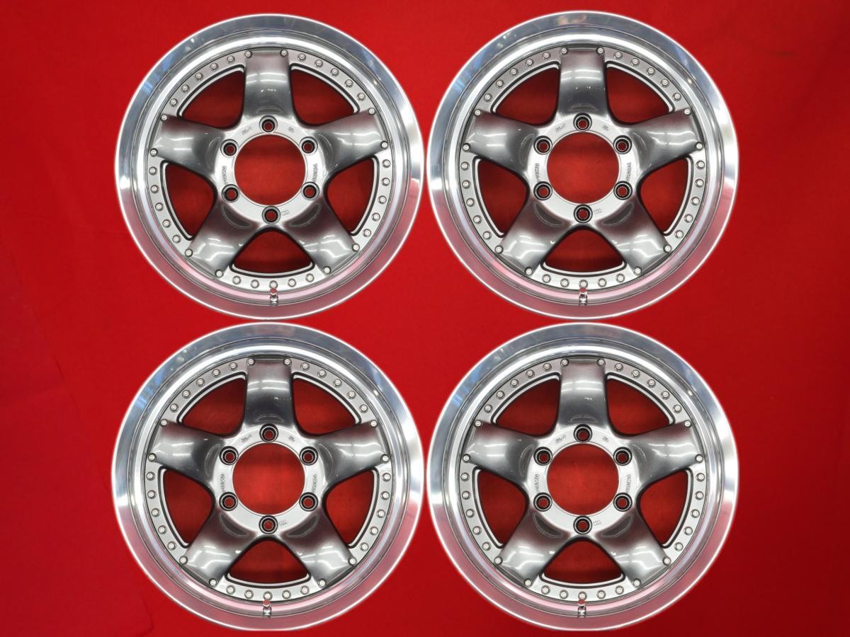 Bradley Ix Used Wheels 4 Pieces 8J 16 Inch Pcd139.7 6 Holes 11 Hub