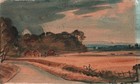 Cambridgeshire Landscape - Watercolour Painting - Rowland Wright Alston