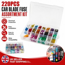 Automotive Blade Fuse Assortment 220PCS Mini Standard ATO ATM For Boat Car Set