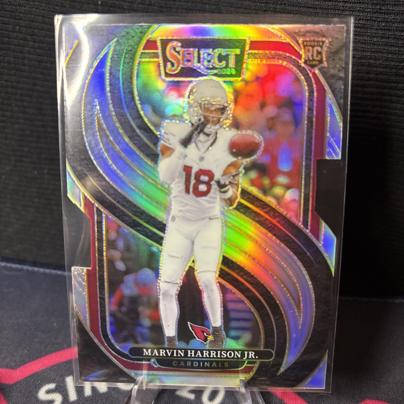 2024 select marvin harrison jr Premier Level Silver Due Cut Prizm #115