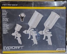 EVERCRAFT 899-3261 4 PIECE SPRAY GUN KIT