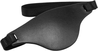 eZAKKA Black Leather Eye Patch, Eye Patches Pirate for Adults Right & Left Eyes,