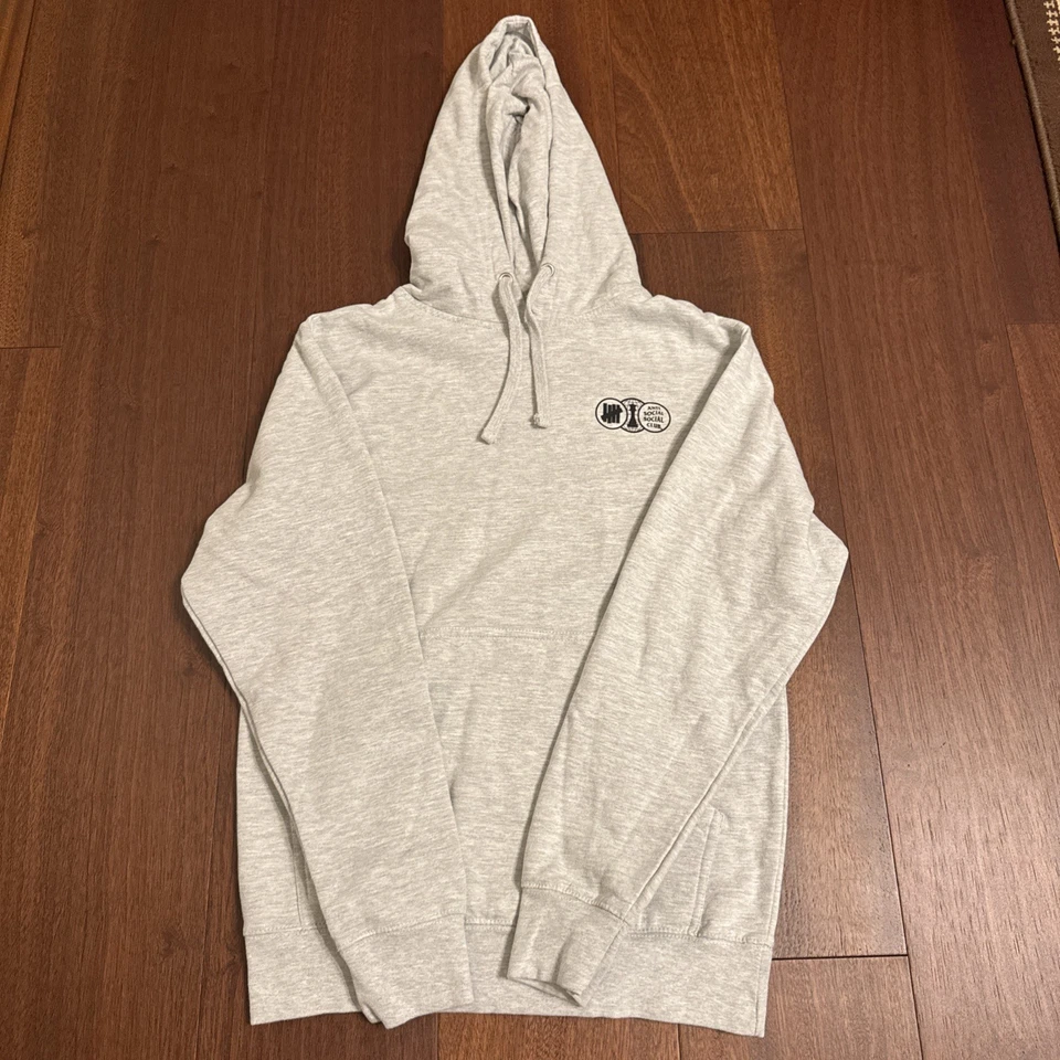 Pre Owned Men’s Hoodie Anti Social Social Club X Undefeated Position Small Gray - Image 2 of 4